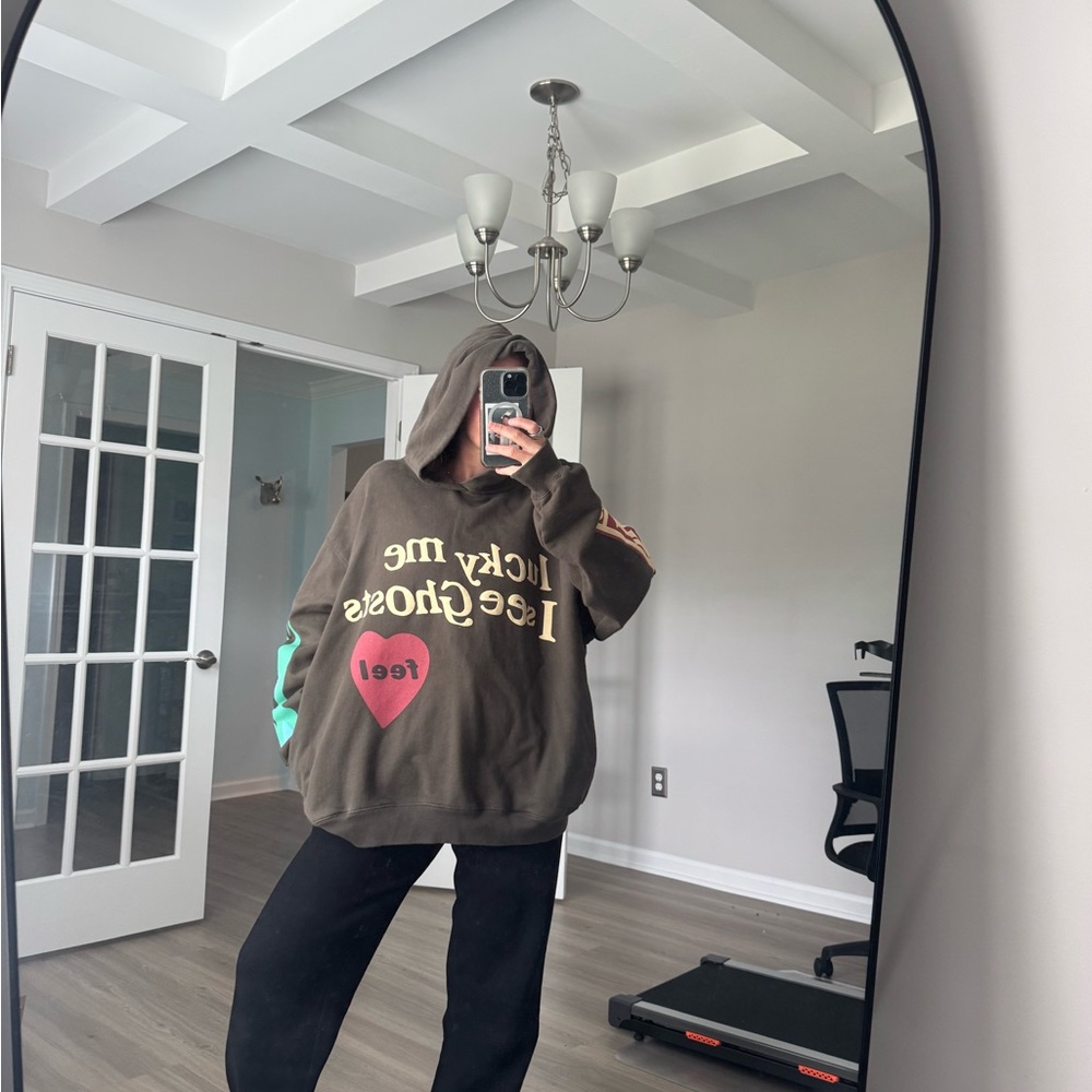 Yeezy Lucky Me I See Ghosts 100% Authentic Hoodie L